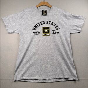U.S. Army Gray Short Sleeve Tee with Logo